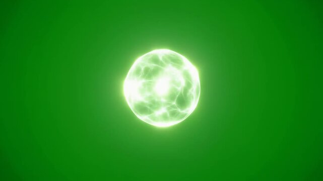 High quality ball movement animation on green screen with smooth motion, clean design, perfect for overlays.