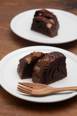 チョコレートケーキ、ブラウニー、焼き菓子、チョコレート、バレンタインデイ