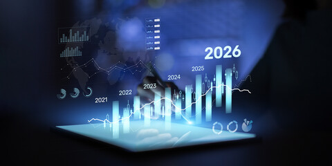 2026 Stock Market Performance Analysis with Long Term Financial Growth Forecast.