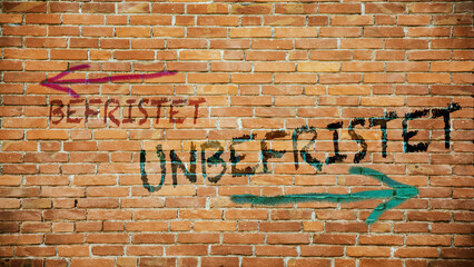 Signposts the direct way to Perpetual versus Temporary