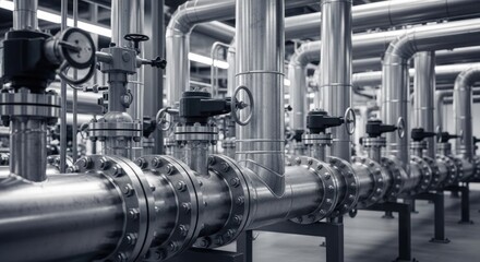 Obraz premium pipes and valves