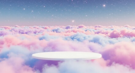 Celestial Cotton Candy Dreamscape