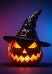 Glowing Jack-o'-lantern's Night