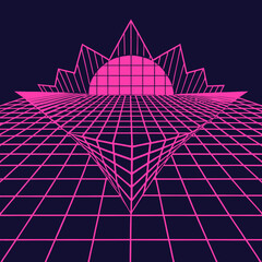 Distorted grid shapes isolated. Retrofuturistic warped mesh grid. Curved mesh abstract elements. Retro punk design element. Vector curve surface background. © Designer As HasiB