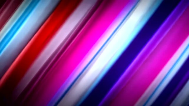 Vibrant multicolored diagonal stripes abstract background.
