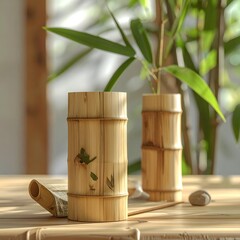 Bamboo cups