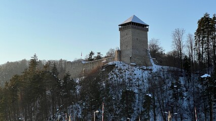 Małopolska, Muszyna, Baszta, Zima © Maciej G. Szling