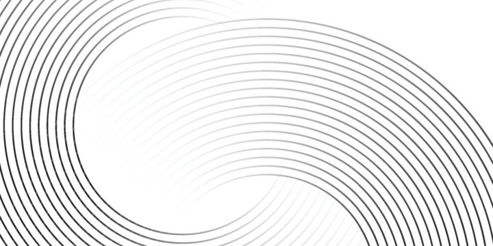 Circle lines abstract vector background. Minimal geometric circular dark blue pattern. Technology design concept. Modern shiny rounded lines banner