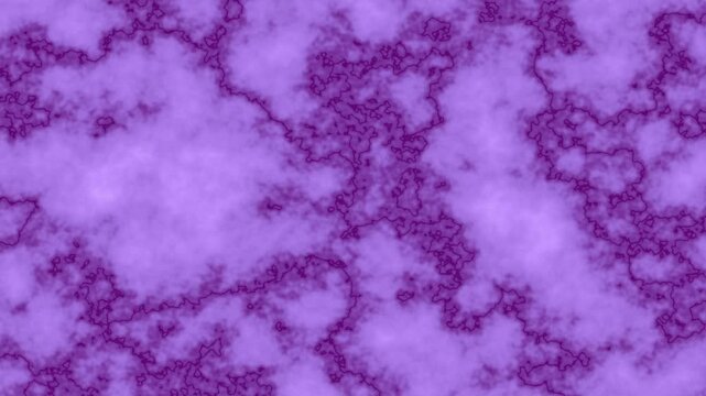 Abstract purple pattern swirls across the screen