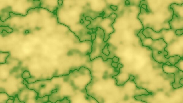 Abstract green and yellow pattern fills textured background
