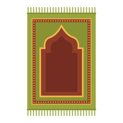 Islamic Prayer Rug Illustration