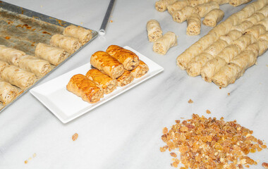 Nokul, a Turkish sweet pastry.