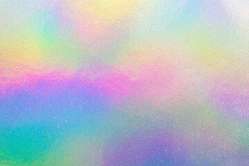 Holographic rainbow foil iridescent texture abstract hologram background
