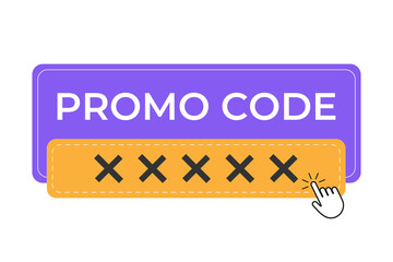 Promo code design for website design, advertising, commerce, applications, and more. 