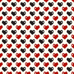 Classic heart pattern for Valentine&rsquo;s Day