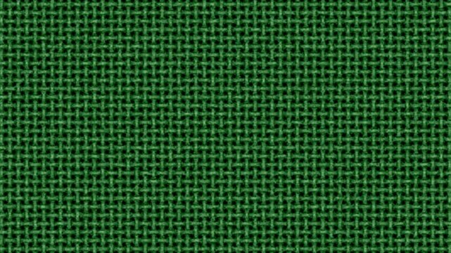 Woven fabric pattern fills frame, textured background