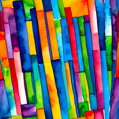 Background with bright colorful stripes, abstract pattern