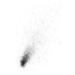 Abstract smoky black dust cloud spreading upwards.