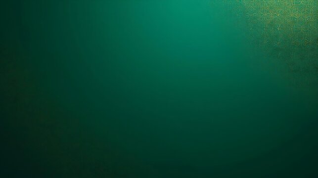Dark green gradient luxury background with golden texture
