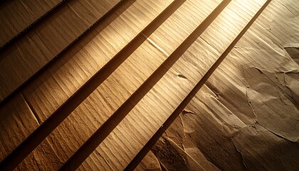 Wooden Planks with Diagonal Shadows and Textured Surface.