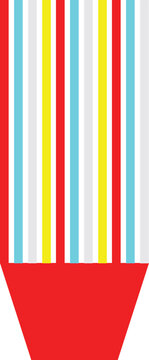 Traditional Bima Soka Sari Headpiece Silhouette Vector for Vision Screening