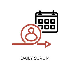 Business Meeting Icon Two Tone Style