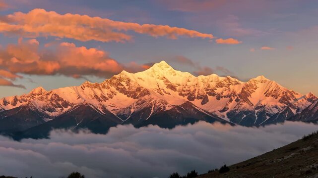Snow Mountain Rizhao Jinshan Landscape