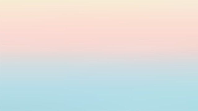 Minimal pastel peach to blue smooth gradient background