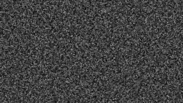 Noise on a old TV screen. tv screen noise glitch effect. Glitch static white noise television tv screen noise glitch effect. static white noise television 4k video..