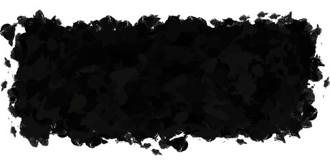 Rectangle Shape Black of Grunge Background Label