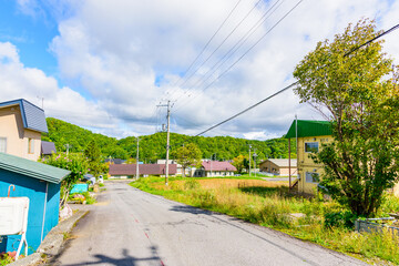 Fototapeta premium 北海道で一番小さな町 