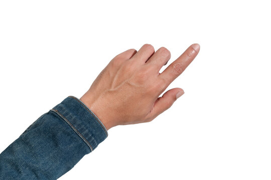 The man's hand is pointed forward, a gesture of choice, accuracy, direction, and determination.