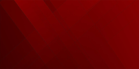 Obraz premium Red line with white architecture futuristic background minimal concept vector illustration subtle design.