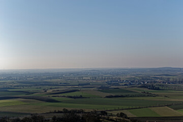 Obraz premium Winter Vineyard in Ipsheim, Bavaria