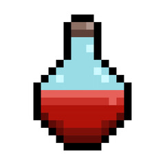 pixel potion bottle