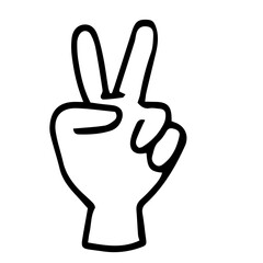 Obraz premium hand drawn hand
