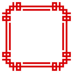 Fototapeta premium chinese square frame