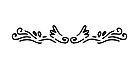 Fototapeta premium wings art divider