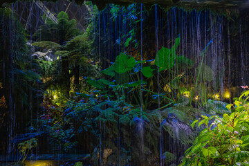 SINGAPORE - DECEMBER 25, 2025: Breathtaking botanical landscapes and futuristic architecture inside...