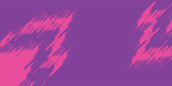 Running Poster Design %E2%80%93 Abstract Colorful Splash Illustration in Purple and Blue for City Marathon.