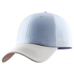 A blue baseball cap with a white brim for style and sun protection.