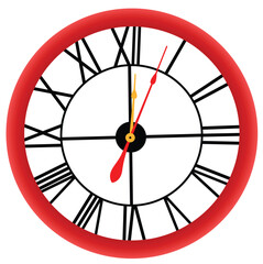 Realistic Wall Clock Vector Set with Modern and Classic Designs