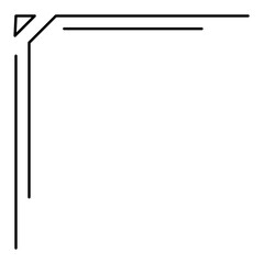 art line border corner