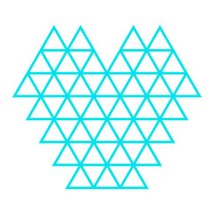Obraz premium triangle pattern element