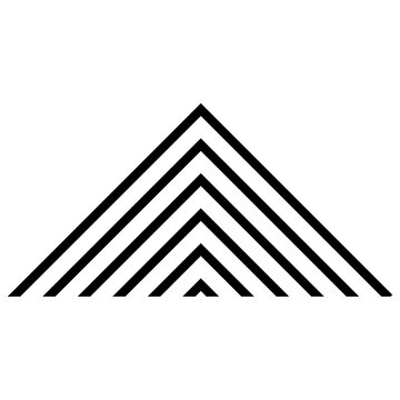triangle line pattern