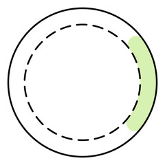 Fototapeta premium circle infographic banner