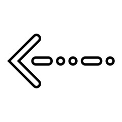 Obraz premium dot art arrow