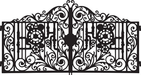 wrought iron gate