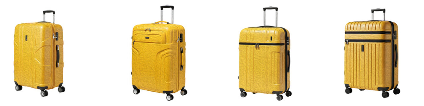 yellow trivial bag  isolated on white background file PNG ....