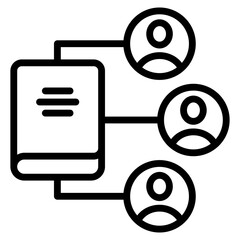 Library Community Icon For Design Elements